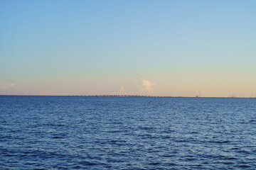 Florida Tampa bay sun set landscape	