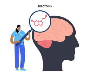 Serotonin formula icon