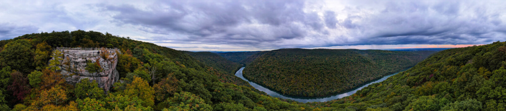 Cooper's Rock Overlook Panory