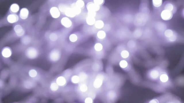 blurred illumination festive christmas lights flickering in the night creating beautiful abstract bokeh background