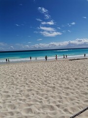 Relaxing views on the beach in the afternoon.
