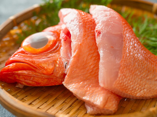 金目鯛の切り身