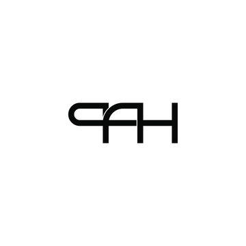 pfh initial letter monogram logo design