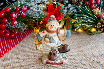 Christmas figures and Christmas decoration