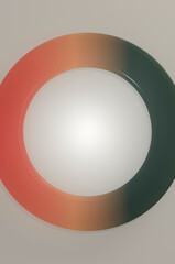 3d illustration. minimal cycle linear style design . flyer, stylish brochure, greeting card, cover.