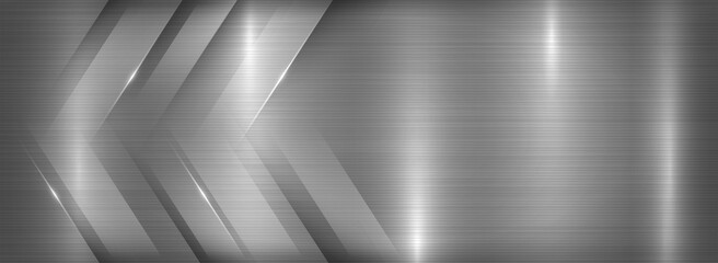 Abstract Brush Metallic Background with Shinny Lines Combination.