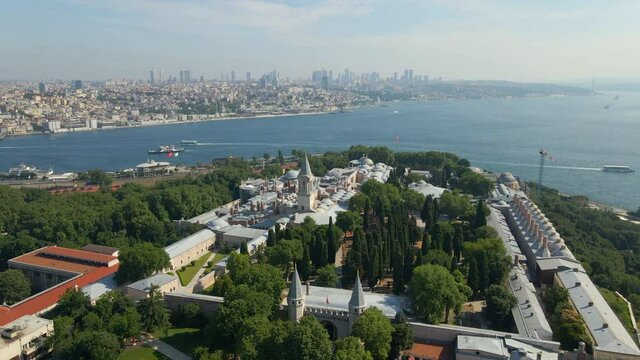 Topkapi Palace Museum and Bosphorous Strait