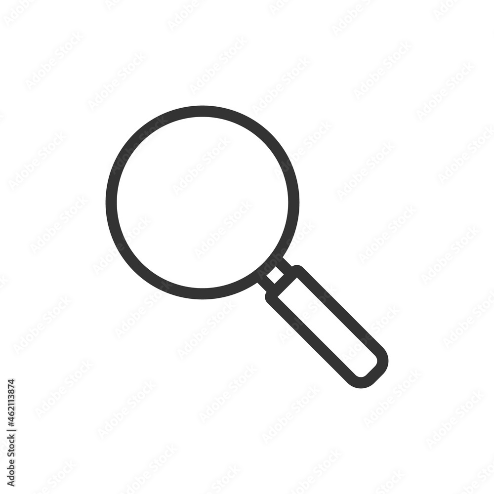 Poster premium search line icon for app, web and ui.