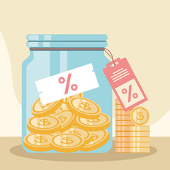 growth up increase to interest