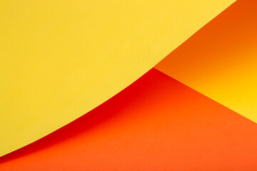 Abstract background of sheets of colored paper, for decoration, for text design, for template