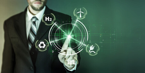 Klimawandel - Erneuerbare Energie Konzept