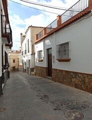 narrow street in the old town country