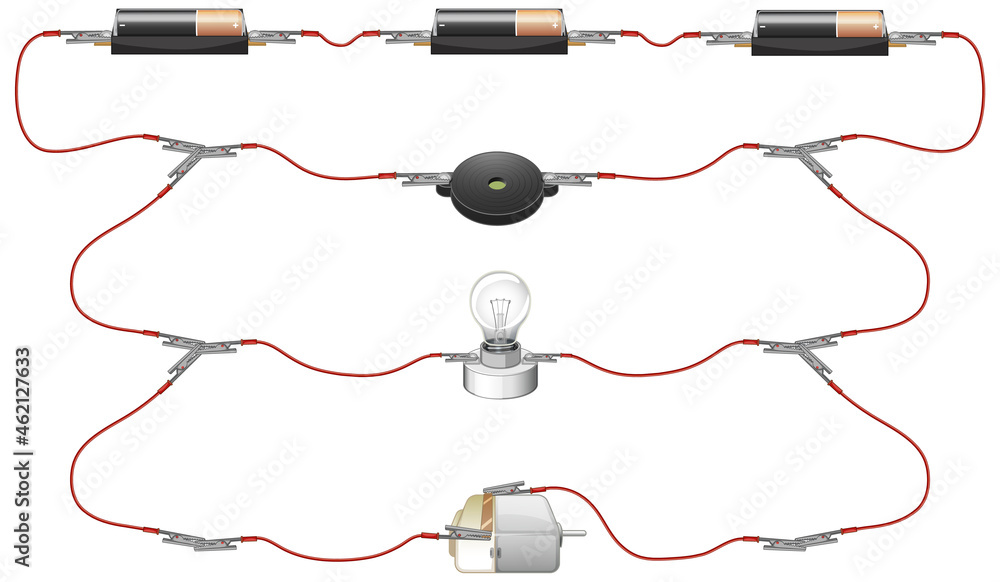 Canvas Prints science experiment of circuits