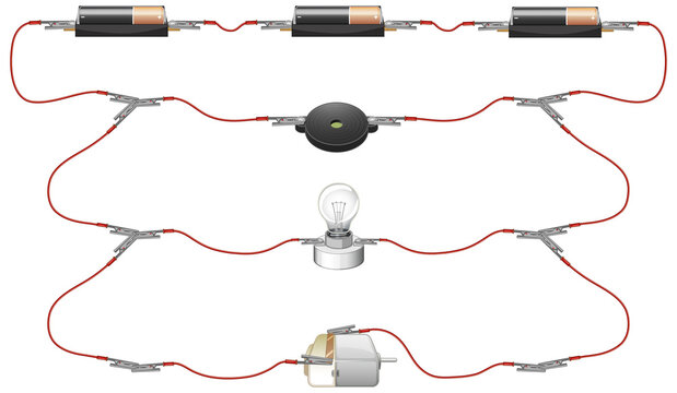 Science experiment of circuits