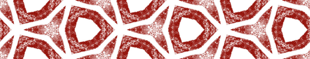 Geometric seamless pattern. Wine red symmetrical