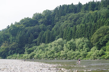 新潟の河川と山