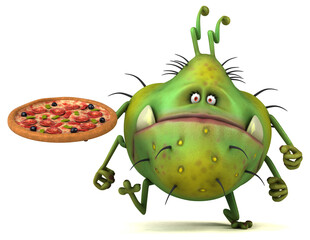 Fun germ - 3D Illustration