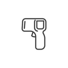 Infrared Thermometer line icon