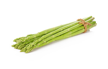 asparagus isolated on a white background.