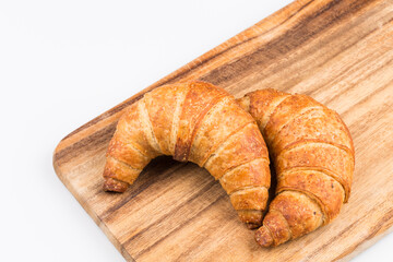 Fresh baked croissants