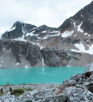 lake in the mountains