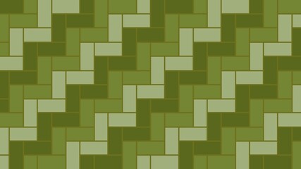 レンガテクスチャ　ヘリンボーン① グリーン