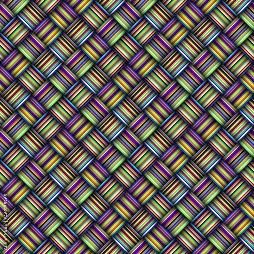 Poster Patchwork textile pattern. Seamless quilting design background.