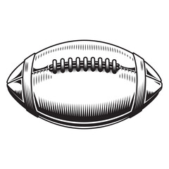American Football design on white background. Football Line art logos or icons. vector illustration. © Feelplus Creator