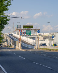 阪神高速道路14号松原線の三宅出入口
