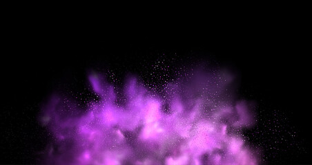 Holiday Abstract shiny purple powder design element