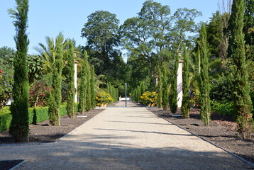 Park in der Kurstadt Bad Pyrmont, Niedersachsen
