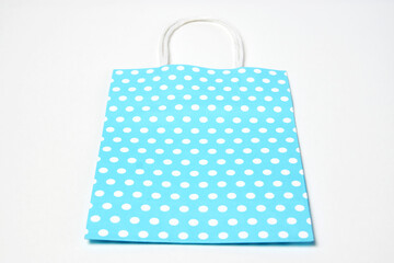 Colorful paper bag background. Paper shopping bag