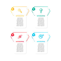modern flat colorful timeline infographic. perfect for presentation, process diagram, workflow, and banner