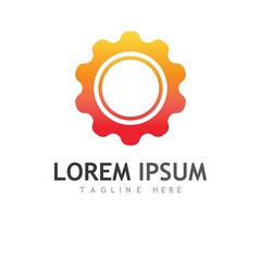 Gear Logo Template vector icon