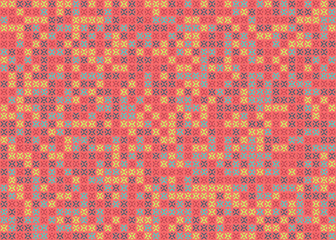 Abstract Geometric Pattern generative computational art illustration