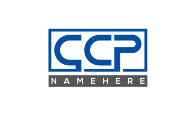 CCP creative three letters logo	