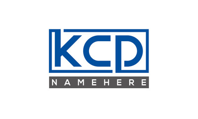 KCD creative three letters logo