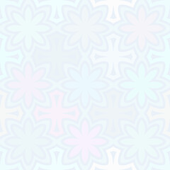 Abstract vector background Seamless light blue floral grid