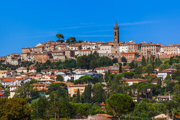 Town in the Tuscany Italy