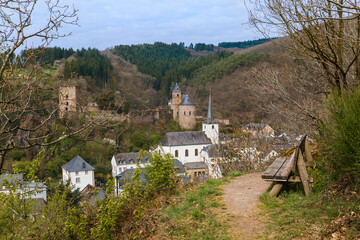 Village Esch sur Sure in Luxembourg