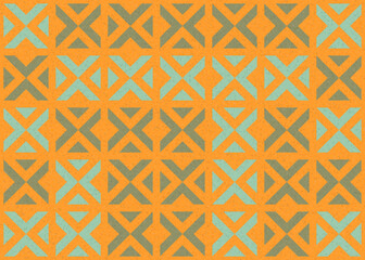 Abstract Geometric Pattern generative computational art illustration