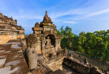 Borobudur Buddist Temple - island Java Indonesia