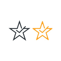 Obraz premium Feedback star testimonial. Vector icon template