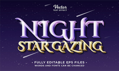 fantasy night text effect editable eps cc © Axelzonecreative