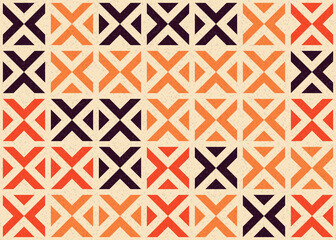Fototapeta premium Abstract Geometric Pattern generative computational art illustration