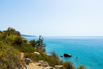 Obraz premium Exotic island at the south of Crete, with the amazing a Beach, Greece