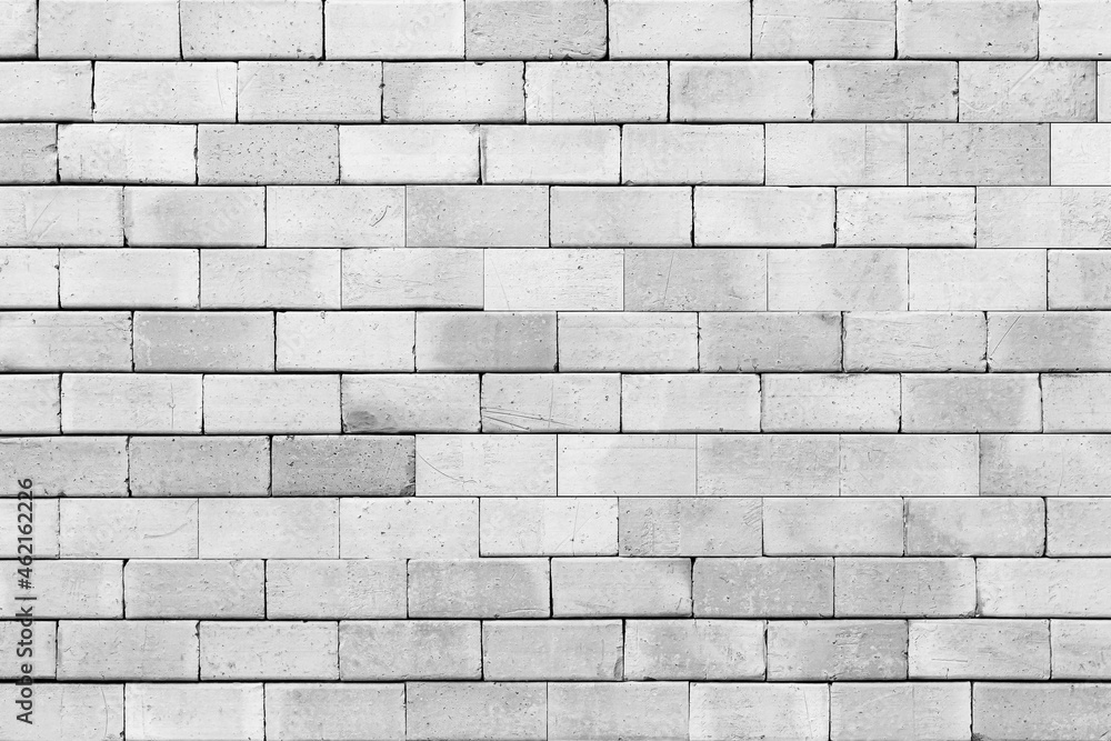 Poster modern white brick wall texture for background