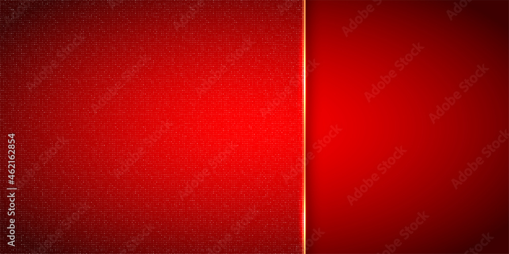 Poster abstract shiny red background with gently dot texture