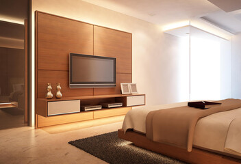 modern minimalis master bedroom interior design