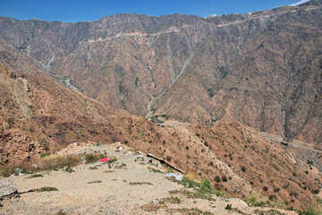 Nature of Hejaz Mountains close Taif city in Makkah Province, Saudi Arabia